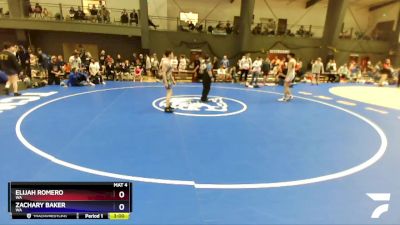 138 lbs Champ. Round 2 - Elijah Romero, WA vs Zachary Baker, WA