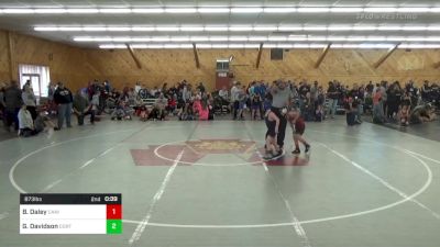 Quarterfinal - Barron Daley, Canisteo vs Grayson Davidson, Cortland