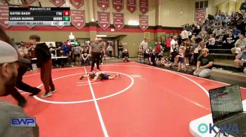 46 lbs Consi Of 8 #2 - Kaysn Bash, Team Tulsa Wrestling Club vs Logan Burris, Skiatook Youth Wrestling