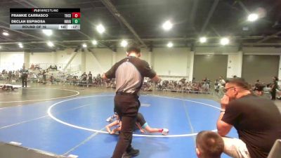 58 lbs Round Of 16 - Frankie Carrasco, Tucson Cyclones vs Declan Espinosa, Rough House