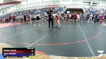 120 lbs Champ. Round 1 - Tommy Fidler, IL vs Ryan Kennedy, OH