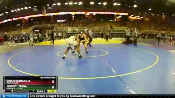 182 lbs Quarterfinal - Jeremy Urena, Barron G Collier vs Brian Burburija, Countryside