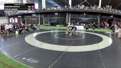 190 lbs Caroline Hattala, Pennsylvania Blue vs Evelyn Vargas, California Red