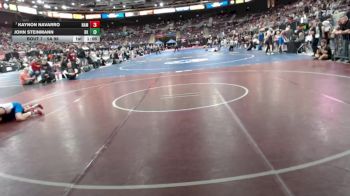 5A 98 lbs Champ. Round 1 - Kaynon Navarro, Nampa vs John Steinmann, Bishop Kelly