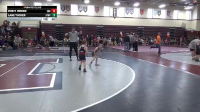 B-6 lbs Round 2 - Rhett Rinken, Storm Wrestling Academy vs Lane Tucker, ADM Tiger Wrestling Club
