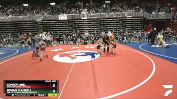 62 lbs Cons. Round 3 - Connor Abel, Worland Wrestling Club vs Roman Blaisdell, Top Of The Rock Wrestling Club