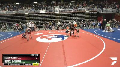 62 lbs Cons. Round 3 - Connor Abel, Worland Wrestling Club vs Roman Blaisdell, Top Of The Rock Wrestling Club