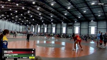 144 lbs Finals (8 Team) - Isabella Huber, Motley Krew vs Dru Hyde, Queen Bees