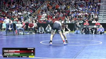 3A-113 lbs Semifinal - Alexander Pierce, Iowa City, West vs Cale Vandermark, Ankeny Centennial