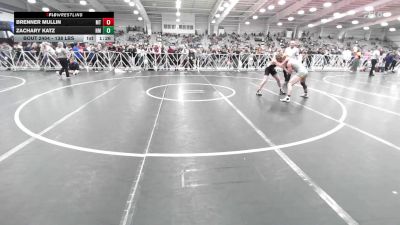 138 lbs Round Of 64 - Brenner Mullin, MT vs Zachary Katz, NM