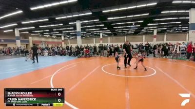 57-59 lbs Round 2 - Shadyn Roller, Borger Youth Wrestling vs Casen Haverstick, FM Wrestling Club