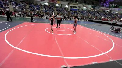 100 lbs Round Of 16 - Jaysiah Cisneros-fuentes, Duran Elite vs Brayson Garrison, Montrose Elite