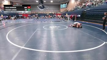 157 lbs Cons. Round 3 - Kole Johnson, Shawnee Mission Northwest HS vs Tucker Lundin, Dripping Springs