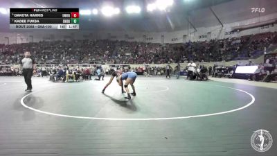 G6A-100 lbs Quarterfinal - Kadee Fuksa, Enid-Girls vs Dakota Harris, Union-Girls