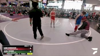 136 lbs Semifinal - Sage Mosier, Texas Select Wrestling vs Jade Norwood, Righteous Wrestling Club