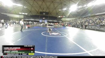 67 lbs Cons. Round 4 - Graedy Lawson, Gig Harbor Grizzlies Wrestling Club vs Canin Willenbrink, Forks Wrestling Club