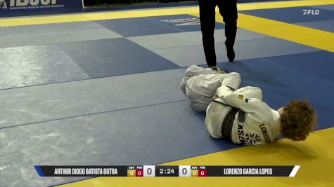 Arthur Diogo Batista Dutra vs Lorenzo Garcia Lopes 2026 Pan Kids Jiu-Jitsu IBJJF Championship