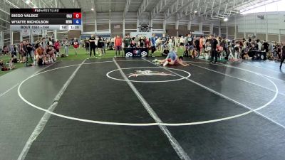 144 lbs Cons. Round 2 - Diego Valdez, California vs Wyatte Nicholson, Nevada