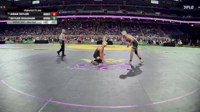 D4-144 lbs 3rd Place Match - Skyler Stalbaum, Hesperia vs Aidan Taylor, Union City