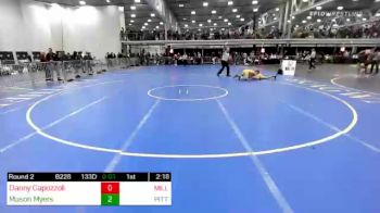 133 lbs Rr Rnd 2 - Danny Capozzoli, Mill vs Mason Myers, Pitt
