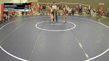 100 lbs Cons. Round 1 - Lizette Sauceda, Glencoe vs Ella McCully, Mountain View