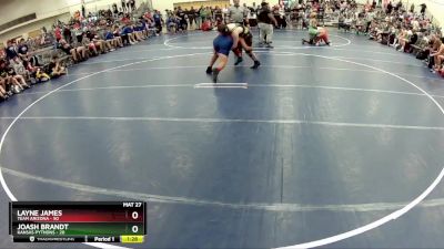 220 lbs Round 3 (6 Team) - Joash Brandt, Kansas Pythons vs Layne James, Team Arizona