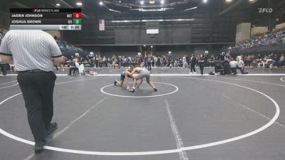 157 lbs Cons. Round 2 - Jaiden Johnson, Northern Oklahoma College-Tonkawa vs Joshua Brown, Keiser University