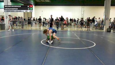 128 lbs Consi Of 8 #1 - William Moorehead, NC vs Lincoln Bastian, ID