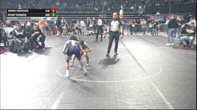 80 lbs 5th Place - Aiden Quezada, Streaks Wrestling Club vs Ryan Thomas, Saddle Brook