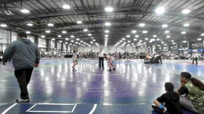 126 lbs Rr Rnd 2 - Cole Daubert, Mat Warriors Red - HSB vs John Segata, GT Zilla - HSB