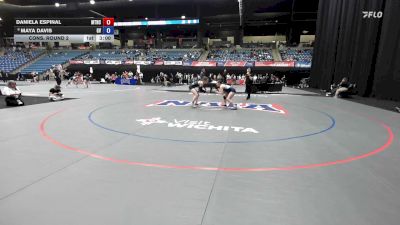 124 lbs Cons. Round 2 - Daniela Espinal, Montreat vs Maya Davis, Grand View