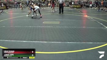 75 lbs Quarterfinal - Cruz Evans, Team Aggression vs Lance Vigil, Pomona Elite