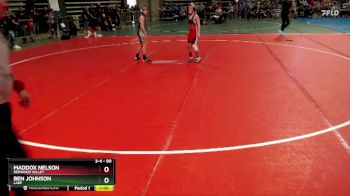 90 lbs Champ. Round 1 - Ben Johnson, LARP vs Maddox Nelson, Redwood Valley