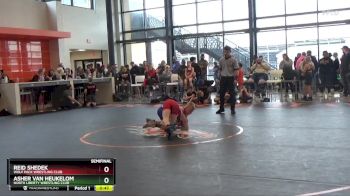 B-23 lbs Semifinal - Asher Van Heukelom, North Liberty Wrestling Club vs Reid Shedek, Wolf Pack Wrestling Club