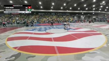 120 lbs Quarterfinal - Braden Anderson, Siouxland Wrestling Academy vs John Boes, Stanley County AAU