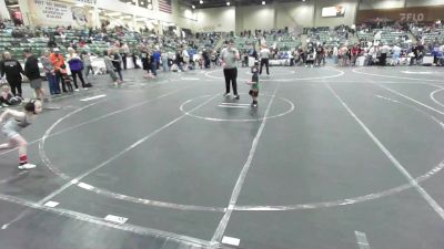 43 lbs Consi Of 16 #1 - Nashlin Barger, Small Town Grims vs Anthony Rodriguez, Fallon Outlaws WC