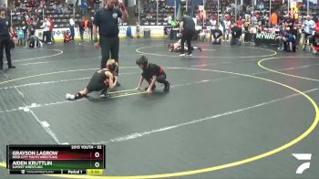 52 lbs Cons. Round 4 - Aiden Kruttlin, Summit Wrestling vs Grayson LaGrow, Reed City Youth Wrestling