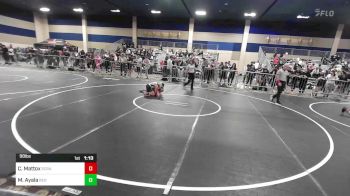 98 lbs Round Of 32 - Chance Mattox, Scrap Yard Garage vs Manny Ayala, Red Wave WC