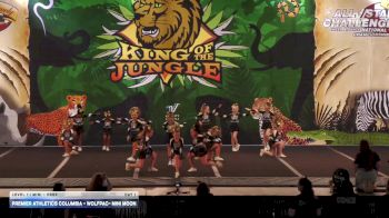 Premier Athletics Columbia - WOLFPAC- MINI MOON [2025 L1.1 Mini - PREP Day 1] 2025 ASC King of the Jungle Nashville Showdown