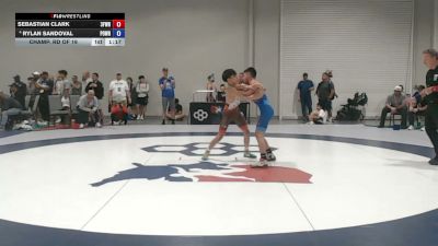 48 kg Champ. Rd Of 16 - Sebastian Clark, 3F Wrestling vs Rylan Sandoval, Position Wrestling