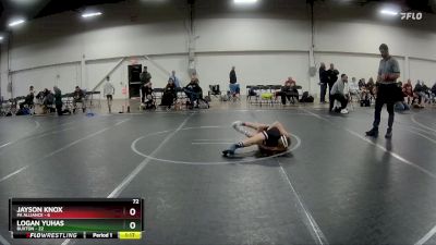 72 lbs Round 3 (4 Team) - Logan Yuhas, Buxton vs Jayson Knox, PA Alliance