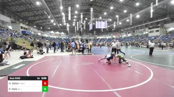 109 lbs Consi Of 8 #2 - Hudson Baker, RawTown Elite vs Porter Dahl, Millard Wrestling