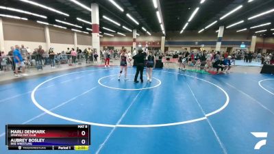 142 lbs Round 4 - Marli Denmark, Spartan Mat Club vs Aubrey Bosley, Rise Wrestling