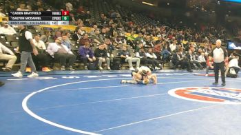 113 Class 4 lbs Cons. Round 3 - Dalton Mcdaniel, St. Pius X (Kansas City) vs Caden Brayfield, Park Hill