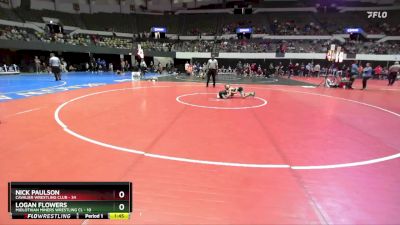 National 3-5 72 Quarterfinal - Nick Paulson, Cavalier Wrestling Club vs Logan Flowers, Midlothian Miners Wrestling Cl