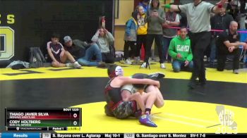 76 lbs Semifinal - Thiago Javier Silva, Redwave Wrestling vs Cody Holtberg, Nor-Cal Inferno