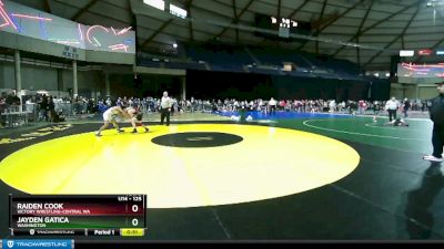 125 lbs Cons. Semi - Jayden Gatica, Washington vs Raiden Cook, Victory Wrestling-Central WA