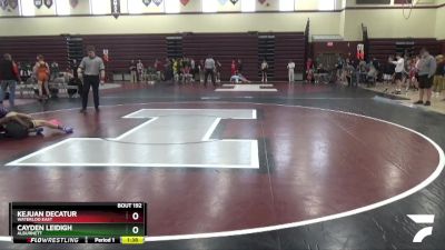 JV-4 lbs Semifinal - Kejuan Decatur, Waterloo East vs Cayden Leidigh, Alburnett