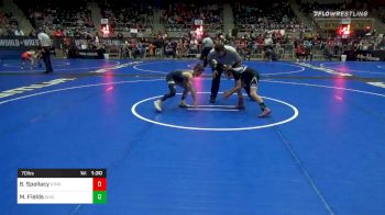 70 lbs Prelims - Bryden Spellacy, Strongsville WC vs Maddox Fields, Chickasha