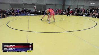 170 lbs Placement Matches (16 Team) - Giahna Miller, South Dakota vs Bryce Snyder, Pennsylvania Red